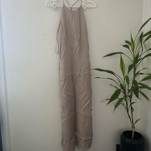 Zara Satin Effect Maxi Dress